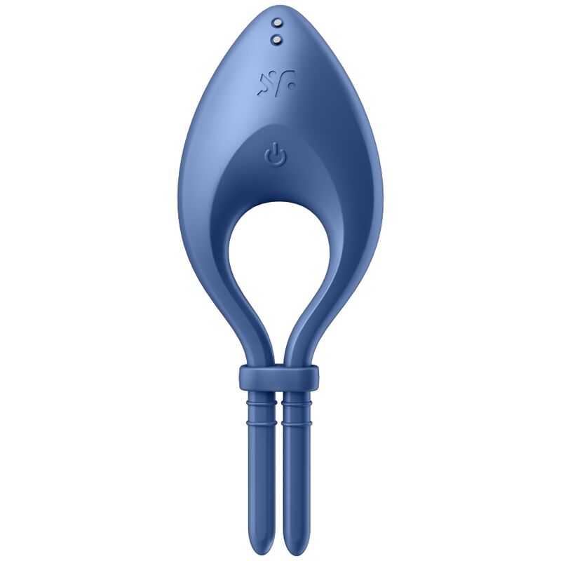 SATISFYER - APPLICATION BULLSEYE RING VIBRATOR BLEU SATISFYER RING