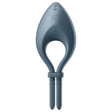 SATISFYER - APPLICATION BULLSEYE RING VIBRATOR GRIS SATISFYER RING