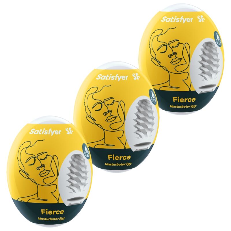 SATISFYER - 3 OEUFS MASTURBATEURS FIERCE SATISFYER EGGS
