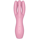 SATISFYER - VIBRATEUR THREESOME 3 ROSE SATISFYER VIBRATOR