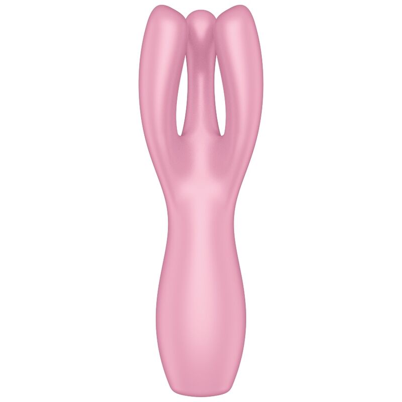SATISFYER - VIBRATEUR THREESOME 3 ROSE SATISFYER VIBRATOR