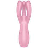 SATISFYER - VIBRATEUR THREESOME 3 ROSE SATISFYER VIBRATOR