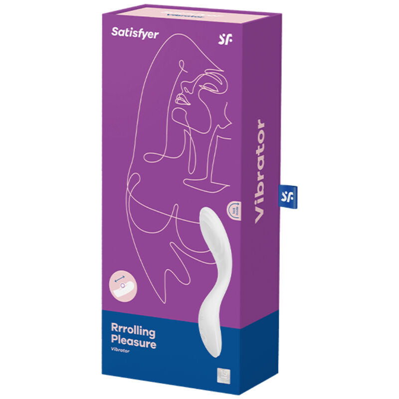 SATISFYER - VIBRATEUR SPOT G RRROLLING PLEASURE BLANC SATISFYER VIBRATOR