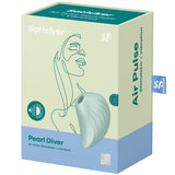SATISFYER - STIMULATEUR ET VIBRATEUR PEARL DIVER VERT SATISFYER AIR PULSE