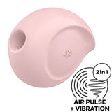 SATISFYER - STIMULATEUR ET VIBRATEUR D'IMPULSIONS D'AIR SUGAR RUSH ROSE SATISFYER AIR PULSE