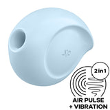 SATISFYER - STIMULATEUR ET VIBRATEUR D'IMPULSIONS D'AIR SUGAR RUSH BLEU SATISFYER AIR PULSE