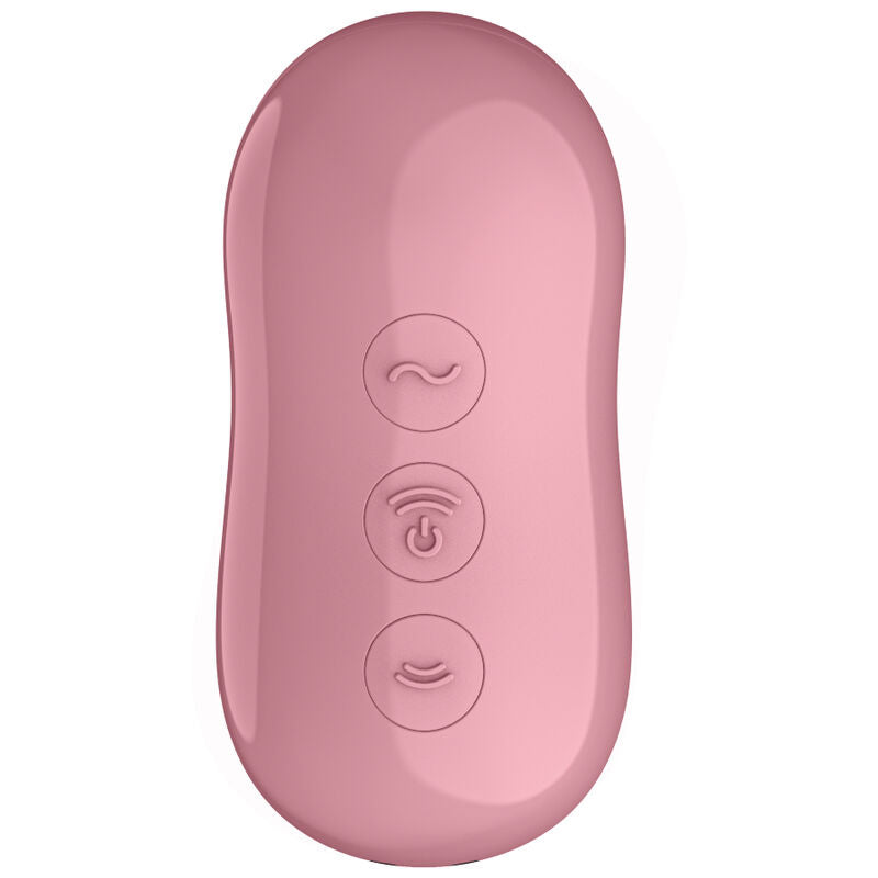SATISFYER - STIMULATEUR ET VIBRATEUR D'IMPULSIONS D'AIR DE BARBE À COTON ROSE SATISFYER AIR PULSE