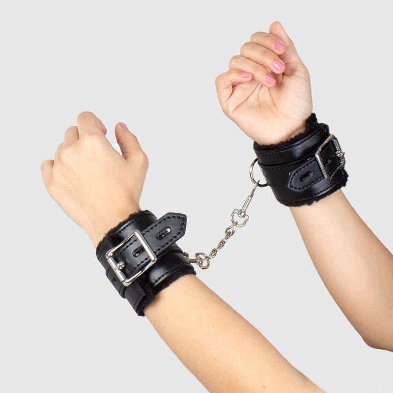 SECRETPLAY - MENOTTES DE BONDAGE NOIRES COLLECTION BDSM SECRETPLAY 100% FETISH