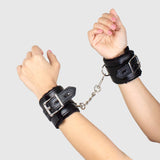 SECRETPLAY - MENOTTES DE BONDAGE NOIRES COLLECTION BDSM SECRETPLAY 100% FETISH