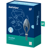 SATISFYER - VIBRATEUR ANNEAU DUELIST GRIS SATISFYER RING