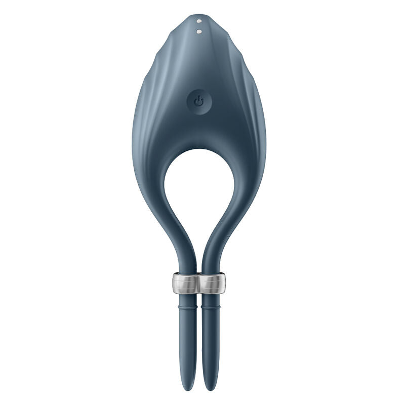 SATISFYER - VIBRATEUR ANNEAU DUELIST GRIS SATISFYER RING