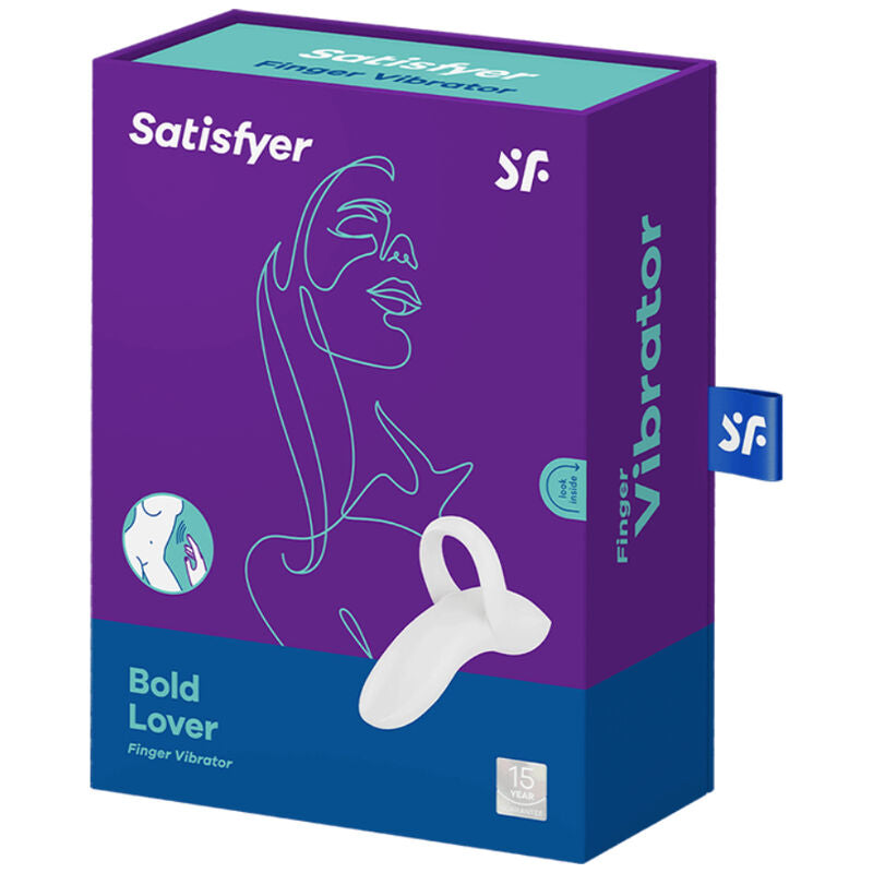 SATISFYER - VIBRATEUR  DOIGTS BOLD LOVER BLANC SATISFYER VIBRATOR