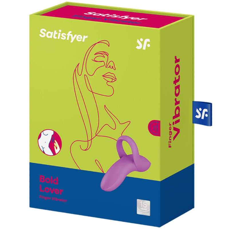 SATISFYER - VIBRATEUR  DOIGTS BOLD LOVER ROSE SATISFYER VIBRATOR