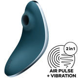 SATISFYER - VULVA LOVER 1 STIMULATEUR ET VIBRATEUR AIR PULSE BLEU SATISFYER AIR PULSE
