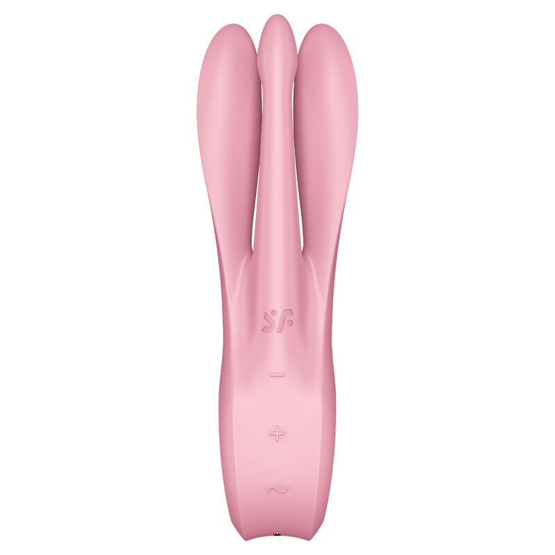 SATISFYER - VIBRATEUR THREESOME 1 ROSE SATISFYER VIBRATOR