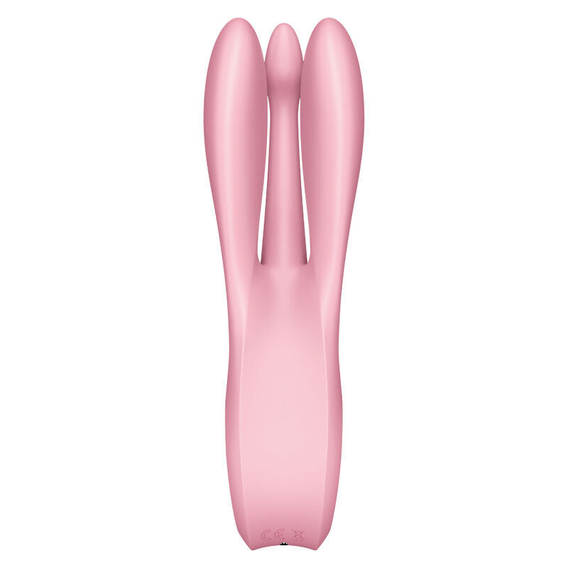 SATISFYER - VIBRATEUR THREESOME 1 ROSE SATISFYER VIBRATOR