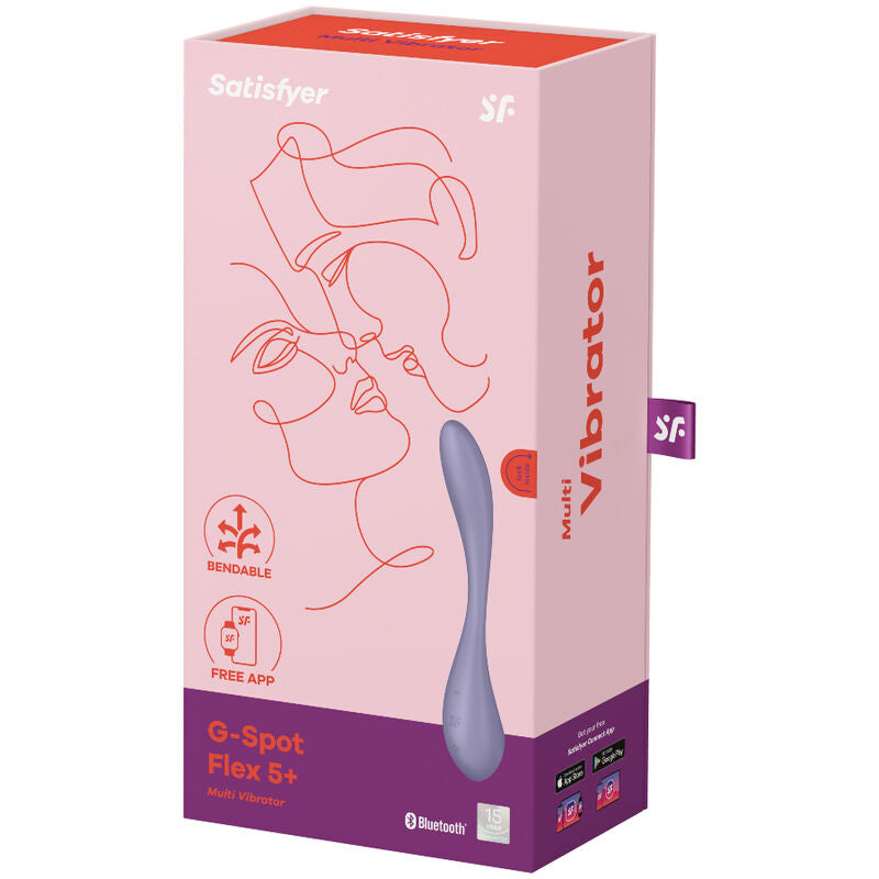 SATISFYER - VIBRATEUR MULTI G-SPOT FLEX 5 LILAS SATISFYER VIBRATOR