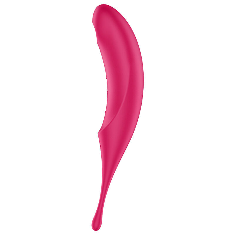 SATISFYER - STIMULATEUR ET VIBRATEUR TWIRLING PRO AIR PULSE ROUGE SATISFYER AIR PULSE