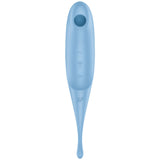 SATISFYER - STIMULATEUR ET VIBRATEUR TWIRLING PRO AIR PULSE BLEU SATISFYER AIR PULSE