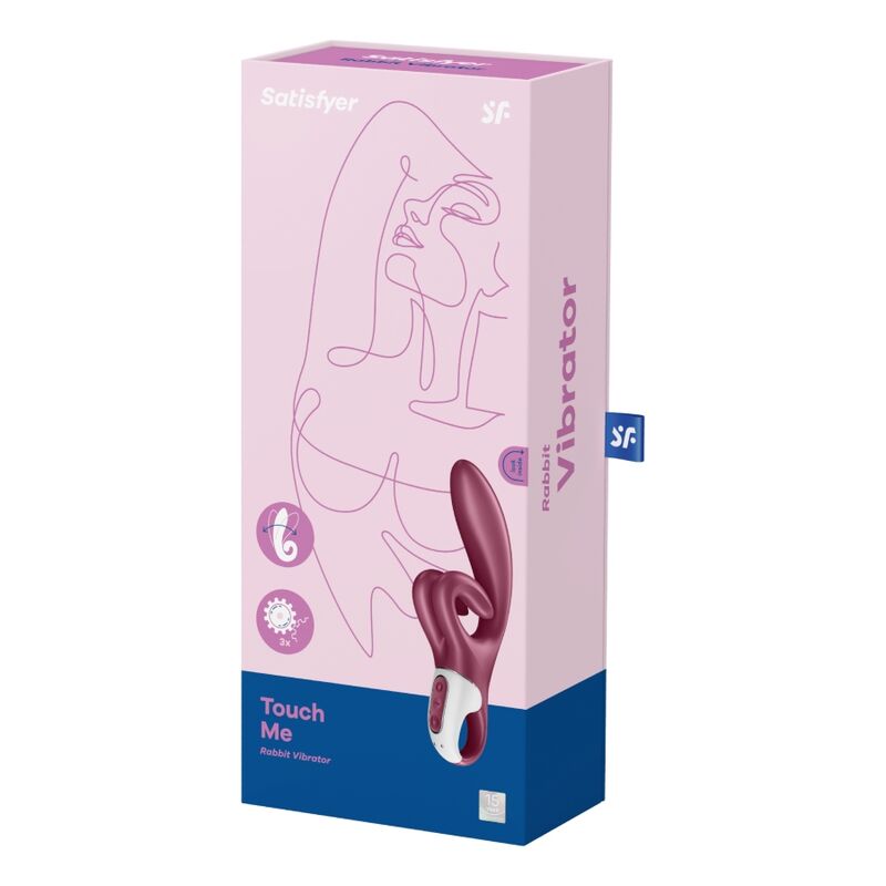 SATISFYER - VIBRATION DE LAPIN TOUCH ME ROUGE SATISFYER VIBRATOR