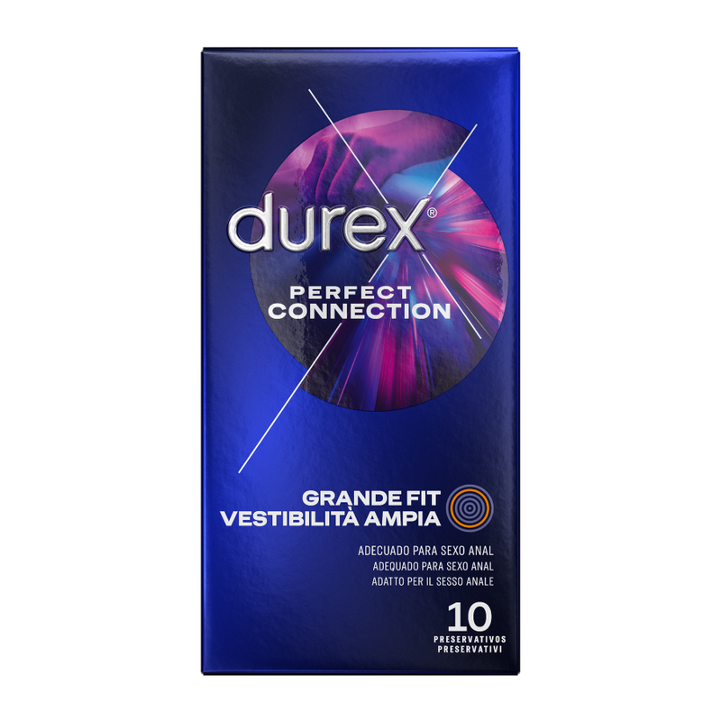 DUREX - CONNEXION PARFAITE SILICONE LUBRIFICATION EXTRA 10 UNITÉS DUREX CONDOMS