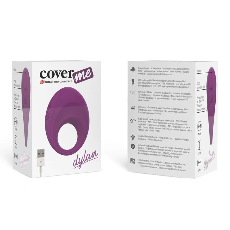 COVERME - DYLAN ANNEAU RECHARGEABLE + TÉLÉCOMMANDE WATCHME COVERME