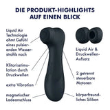 SATISFYER - PRO 2 GÉNÉRATION 3 TECHNOLOGIE AIR LIQUIDE NOIR SATISFYER AIR PULSE