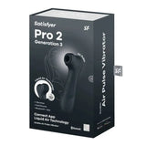 SATISFYER - PRO 2 GENERACIÓN 3 NOIR BLUETOOTH ET APPLICATION SATISFYER AIR PULSE