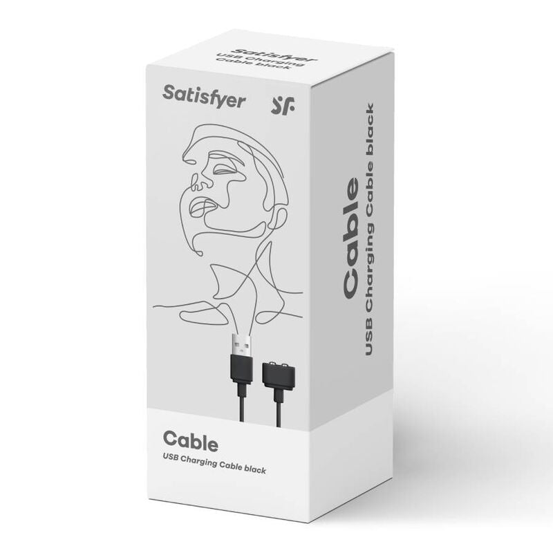 SATISFYER - FIL DE CHARGE NOIR SATISFYER