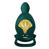 ZALO - BAGUE VIBRANTE COUPLES BAYEK VERTE ZALO