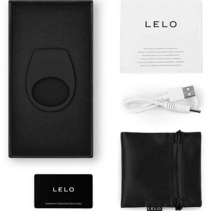 LELO - ANNEAU VIBRATEUR TOR 3 NOIR LELO