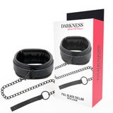 DARKNESS - COLLIER NOIR AVEC CHAÎNE DARKNESS BONDAGE