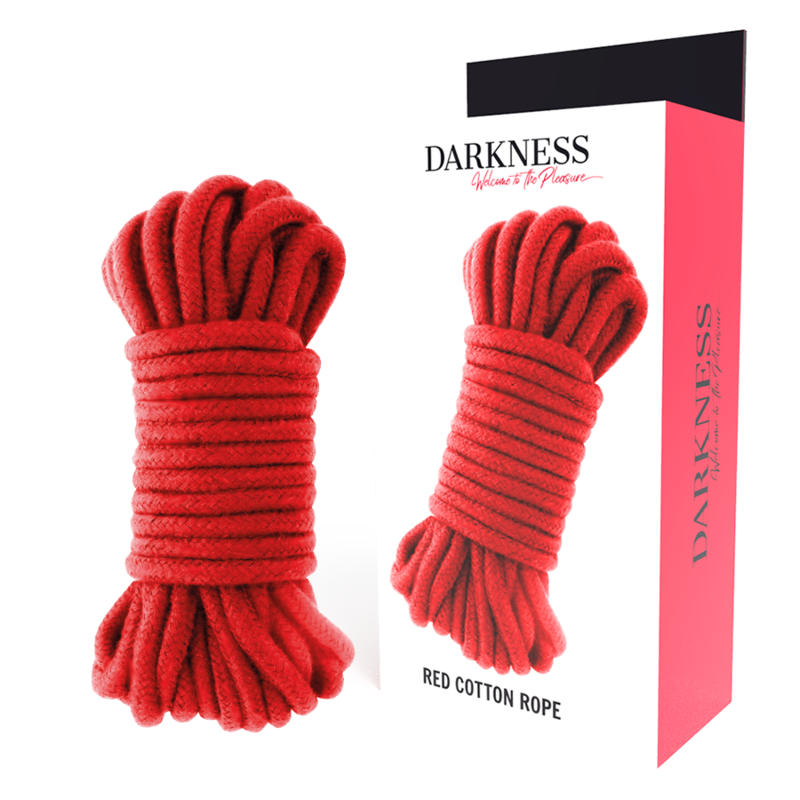 DARKNESS - CORDE JAPONAISE 5 M ROUGE DARKNESS BONDAGE