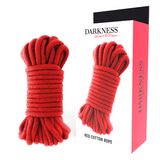 DARKNESS - CORDE JAPONAISE 5 M ROUGE DARKNESS BONDAGE