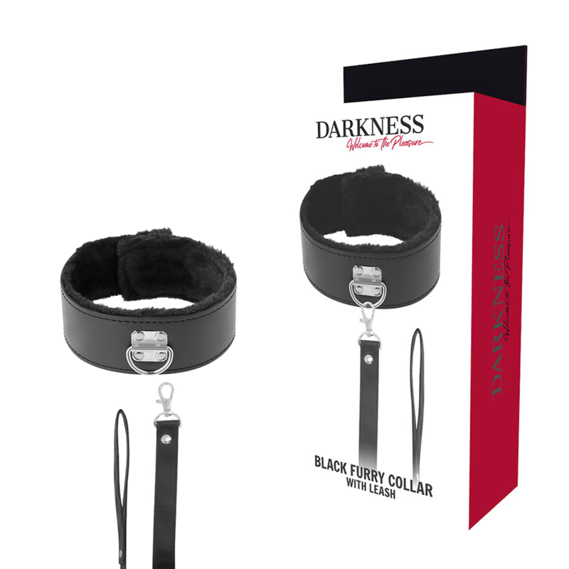 DARKNESS - COLLIER DOUBLÉ AVEC CHAÎNE EN TITANE DARKNESS BONDAGE