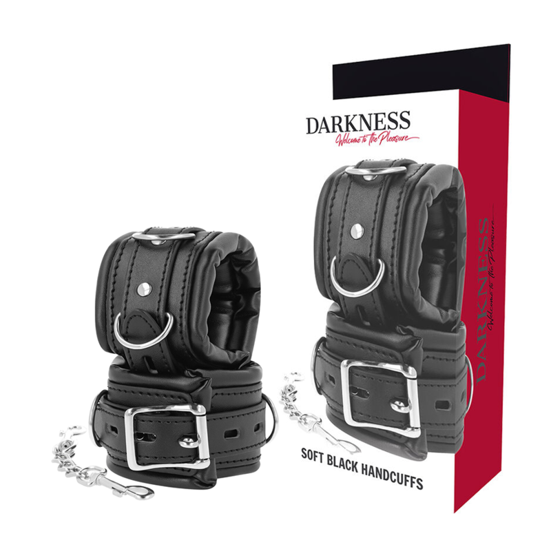 DARKNESS - MENOTTES BDSM REMBOURRÉES DARKNESS BONDAGE