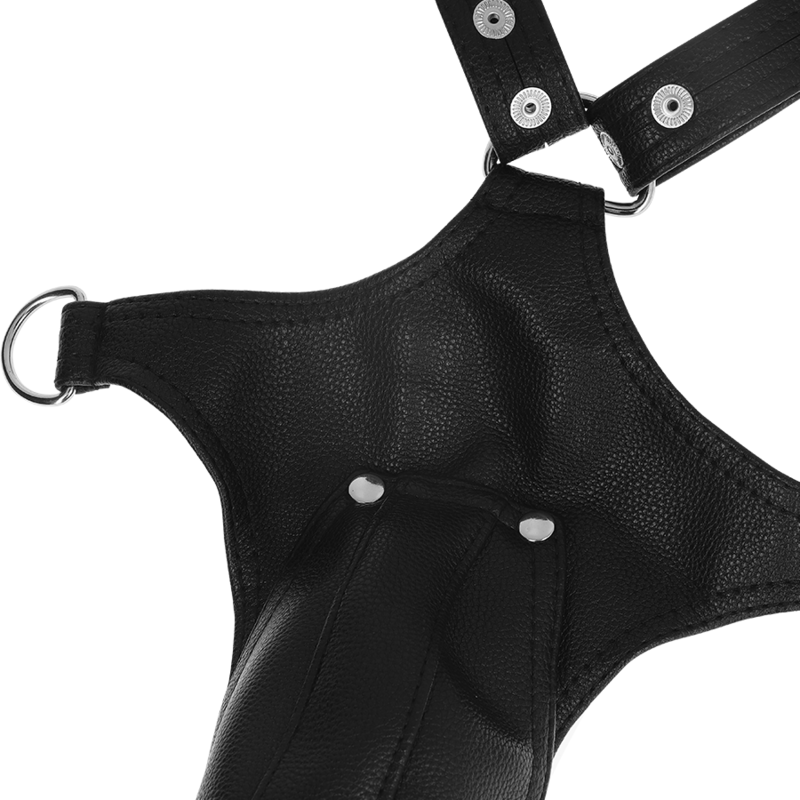FETISH SUBMISSIVE ATTITUDE - HARNAIS EN CUIR ÉCOLOGIQUE EN FORME DE V POUR HOMMES FETISH SUBMISSIVE ATTITUDE
