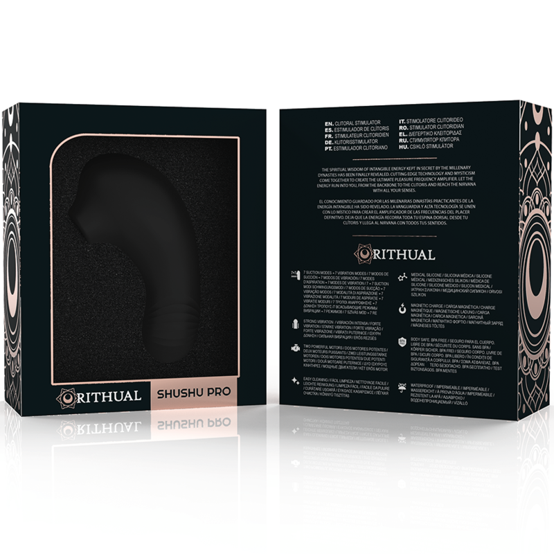 RITHUAL - STIMULATEUR DE CLITORIS DE POCHE SHUSHU PRO 2 MOTEURS  JET PUISSANTS RITHUAL