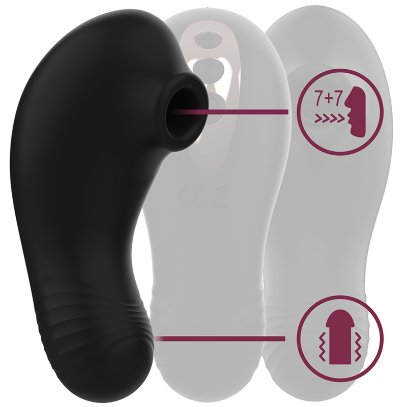 RITHUAL - STIMULATEUR DE CLITORIS DE POCHE SHUSHU PRO 2 MOTEURS  JET PUISSANTS RITHUAL