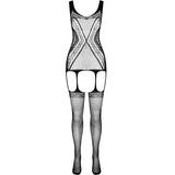 PASSION - BODYSTOCKING ECO COLLECTION ECO BS007 NOIR PASSION WOMAN BODYSTOCKINGS