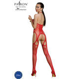PASSION - BODYSTOCKING ECO COLLECTION ECO BS013 ROUGE PASSION WOMAN BODYSTOCKINGS