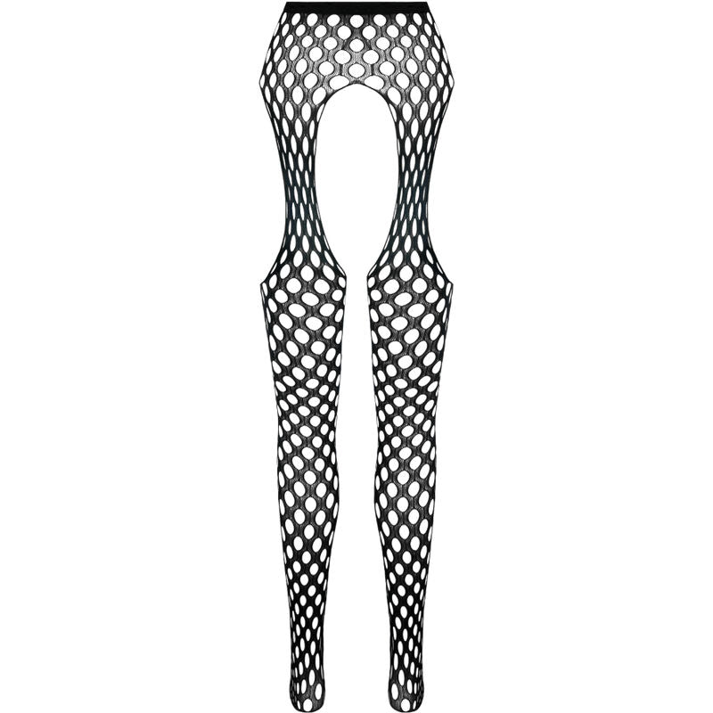 PASSION - BODYSTOCKING ECO COLLECTION ECO S003 BLANC PASSION WOMAN GARTER & STOCK