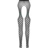 PASSION - BODYSTOCKING ECO COLLECTION ECO S003 BLANC PASSION WOMAN GARTER & STOCK
