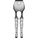 PASSION - BODYSTOCKING ECO COLLECTION ECO S005 BLANC PASSION WOMAN GARTER & STOCK