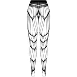 PASSION - BODYSTOCKING ECO COLLECTION ECO S006 BLANC PASSION WOMAN GARTER & STOCK