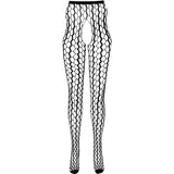 PASSION - BODYSTOCKING ECO COLLECTION ECO S007 ROUGE PASSION WOMAN GARTER & STOCK