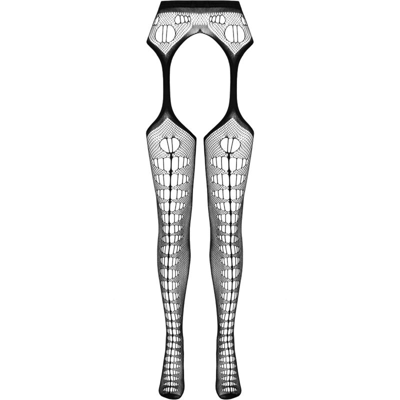 PASSION - BODYSTOCKING ECO COLLECTION ECO S008 ROUGE PASSION WOMAN GARTER & STOCK