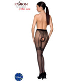 PASSION - TIOPEN 016 COLLANT NOIR 3/4 20 DEN PASSION WOMAN GARTER & STOCK