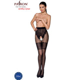 PASSION - TIOPEN 013 COLLANT NOIR 1/2 20/40 DEN PASSION WOMAN GARTER & STOCK