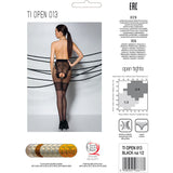 PASSION - TIOPEN 013 COLLANT NOIR 3/4 20/40 DEN PASSION WOMAN GARTER & STOCK